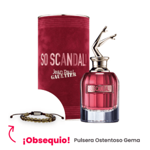 Perfume SO SCANDAL Jean Paul Gaultier + Pulsera Ostentoso