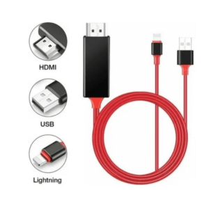 Cable Lightning HDMI para celular 1M