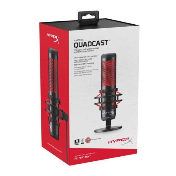 Micrófono Hiperx Quadcasts Standalone USB