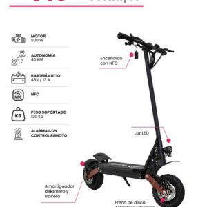 Scooter V10 48V Motor 500W Sp