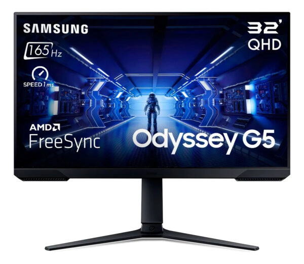 Monitor Gamer Samsung 32' Odyssey Cg512en Qhd Plano Negro Sp