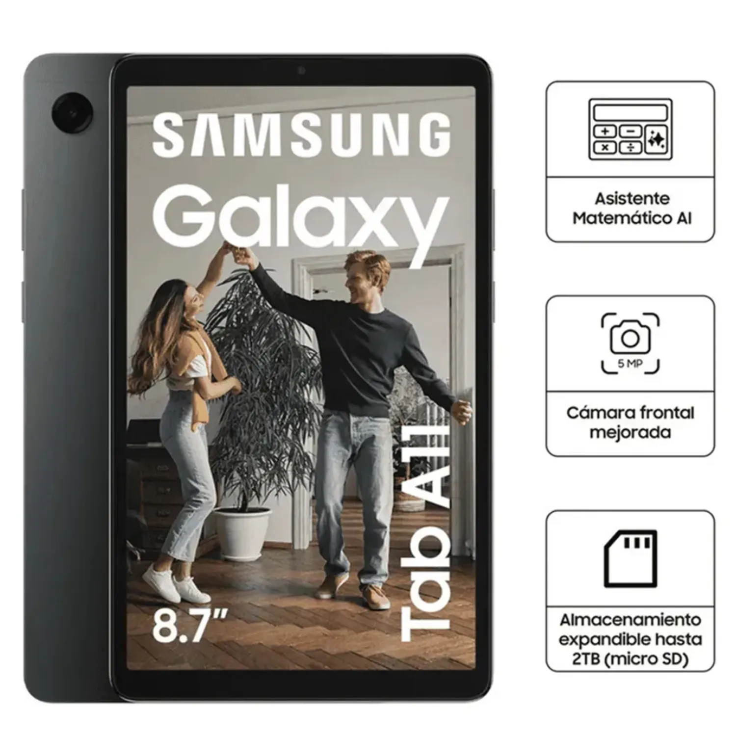 Tablet SAMSUNG 8.7" Tab A11 128GB Gris - Image 2